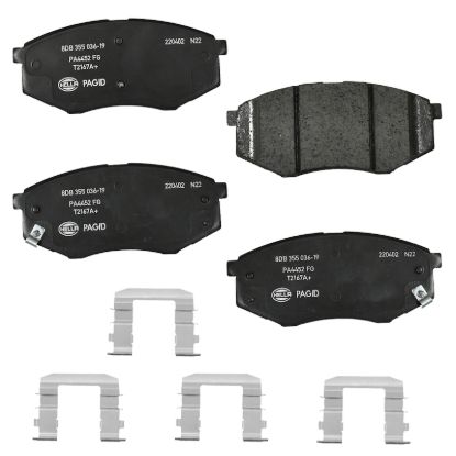Picture of HELLA Brakes Disc Brake Pad Set - 355036191