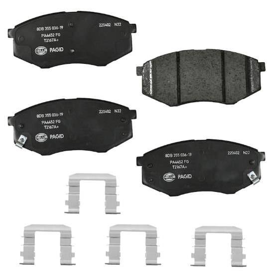 Picture of HELLA Brakes Disc Brake Pad Set - 355036191
