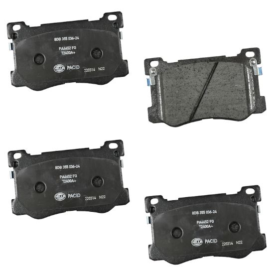Picture of HELLA Brakes Disc Brake Pad Set - 355036241