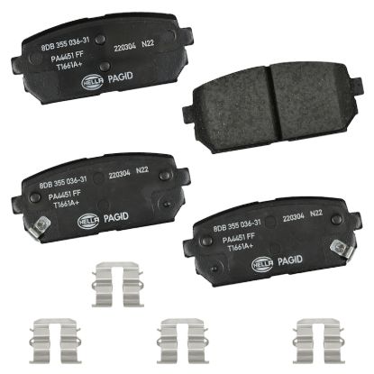 Picture of HELLA Brakes Disc Brake Pad Set - 355036311