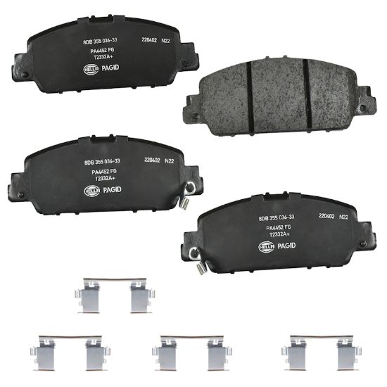 Picture of HELLA Brakes Disc Brake Pad Set - 355036331