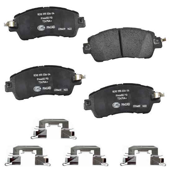 Picture of HELLA Brakes Disc Brake Pad Set - 355036341