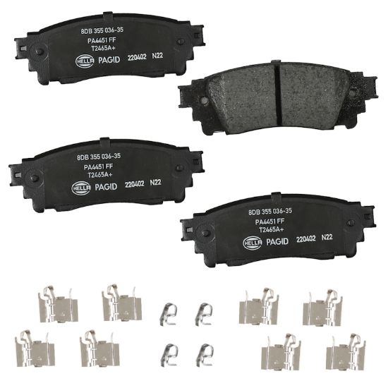 Picture of HELLA Brakes Disc Brake Pad Set - 355036351