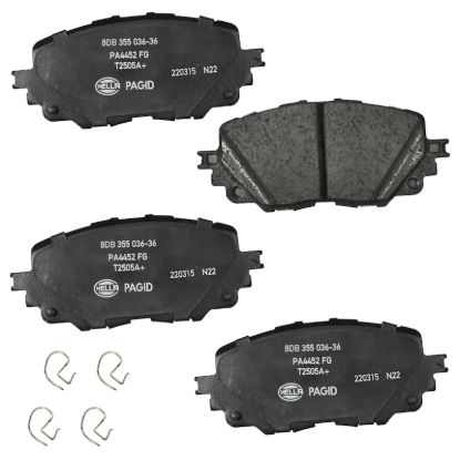 Picture of HELLA Brakes Disc Brake Pad Set - 355036361