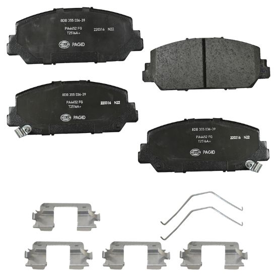Picture of HELLA Brakes Disc Brake Pad Set - 355036391