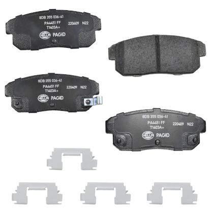 Picture of HELLA Brakes Disc Brake Pad Set - 355036411