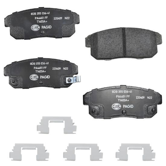 Picture of HELLA Brakes Disc Brake Pad Set - 355036411