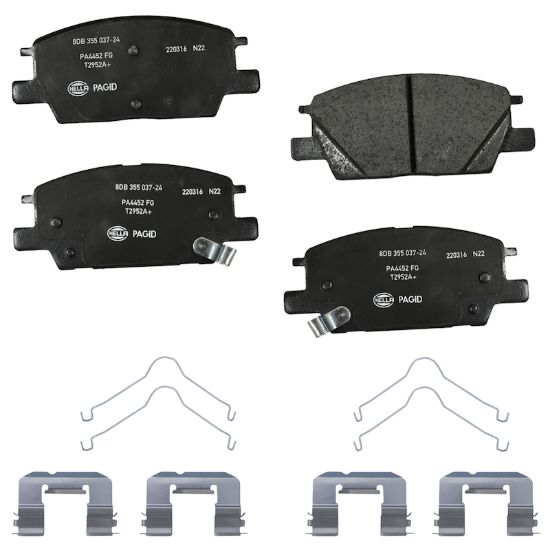 Picture of HELLA Brakes Disc Brake Pad Set - 355037241