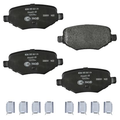 Picture of HELLA Brakes Disc Brake Pad Set - 355041241