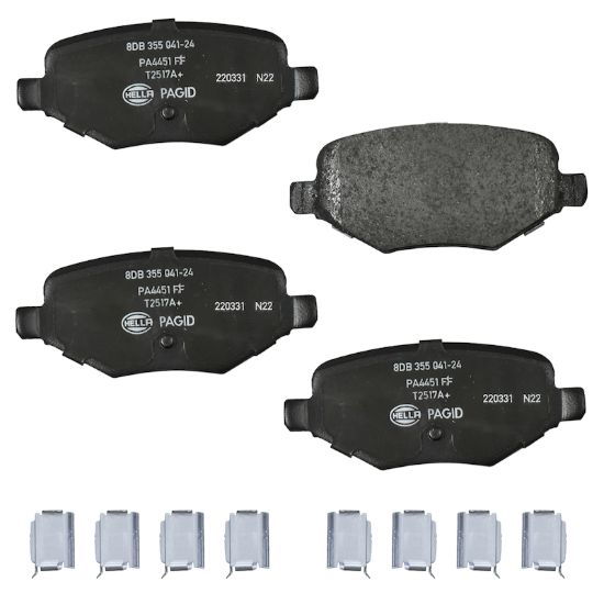 Picture of HELLA Brakes Disc Brake Pad Set - 355041241