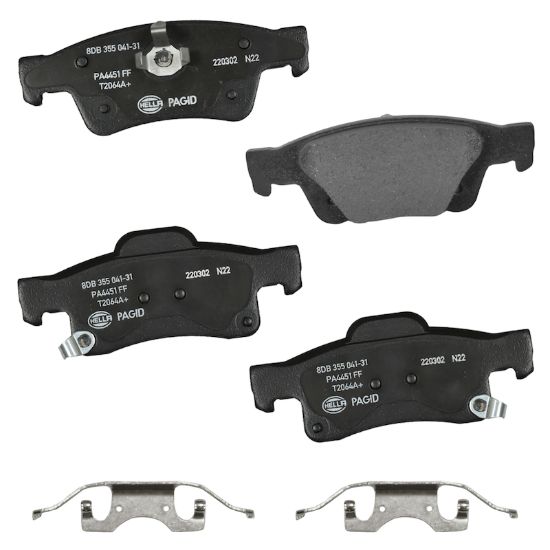 Picture of HELLA Brakes Disc Brake Pad Set - 355041311