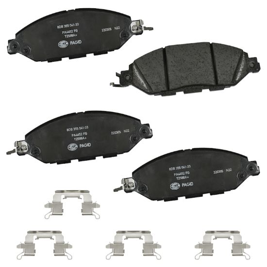 Picture of HELLA Brakes Disc Brake Pad Set - 355041331