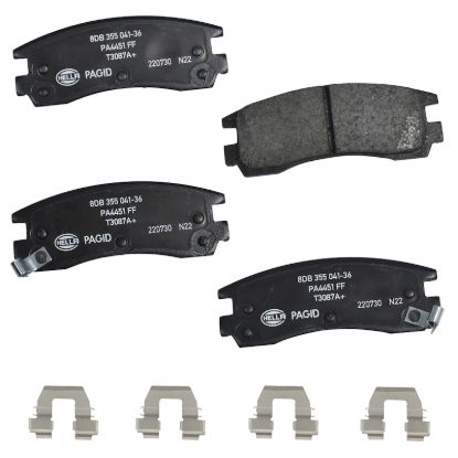 Picture of HELLA Brakes Disc Brake Pad Set - 355041361