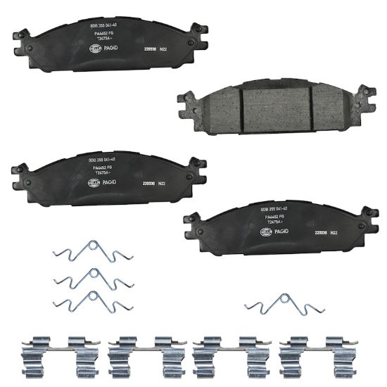 Picture of HELLA Brakes Disc Brake Pad Set - 355041401