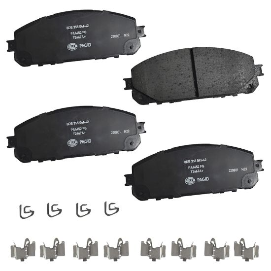 Picture of HELLA Brakes Disc Brake Pad Set - 355041421