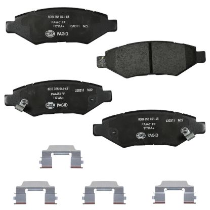 Picture of HELLA Brakes Disc Brake Pad Set - 355041451
