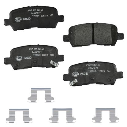 Picture of HELLA Brakes Disc Brake Pad Set - 355041481