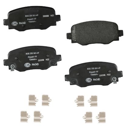 Picture of HELLA Brakes Disc Brake Pad Set - 355041491