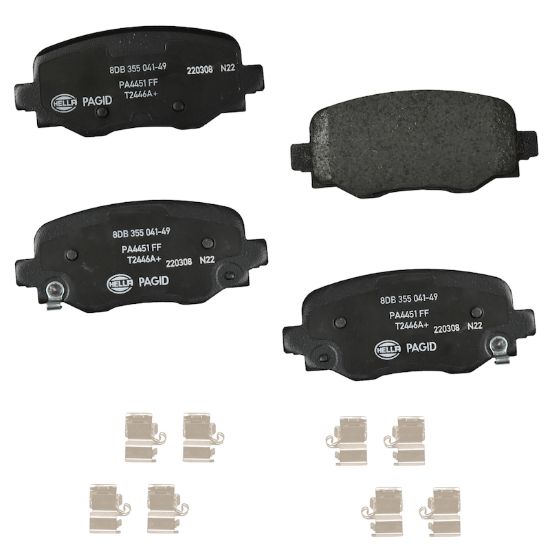 Picture of HELLA Brakes Disc Brake Pad Set - 355041491