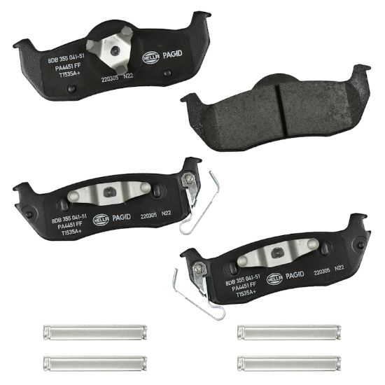 Picture of HELLA Brakes Disc Brake Pad Set - 355041511