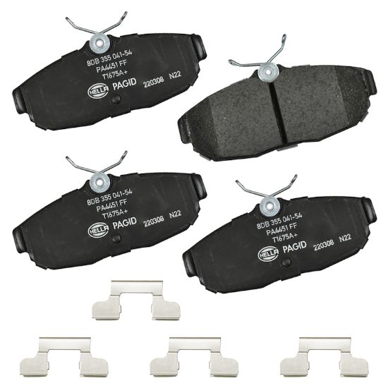 Picture of HELLA Brakes Disc Brake Pad Set - 355041541
