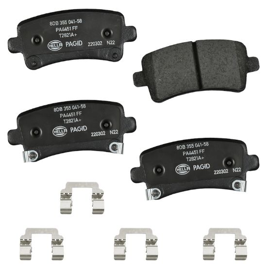 Picture of HELLA Brakes Disc Brake Pad Set - 355041581