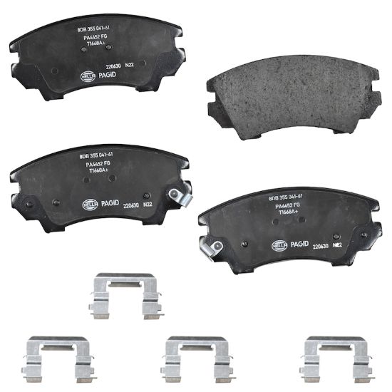Picture of HELLA Brakes Disc Brake Pad Set - 355041611
