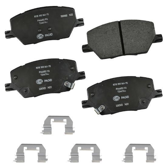 Picture of HELLA Brakes Disc Brake Pad Set - 355041701