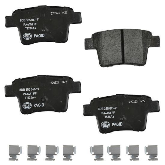 Picture of HELLA Brakes Disc Brake Pad Set - 355041711