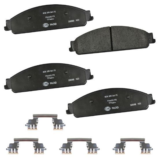 Picture of HELLA Brakes Disc Brake Pad Set - 355041721