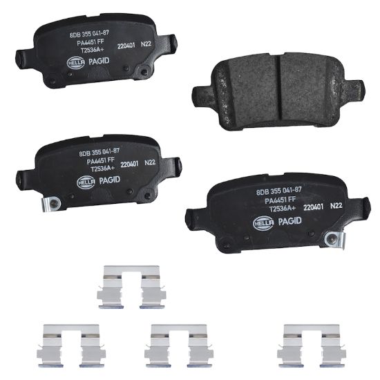 Picture of HELLA Brakes Disc Brake Pad Set - 355041871