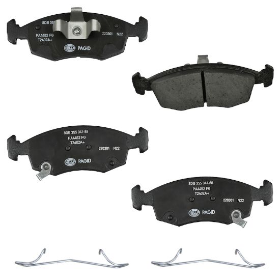 Picture of HELLA Brakes Disc Brake Pad Set - 355041881