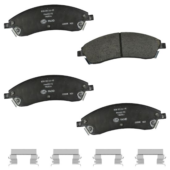Picture of HELLA Brakes Disc Brake Pad Set - 355041951