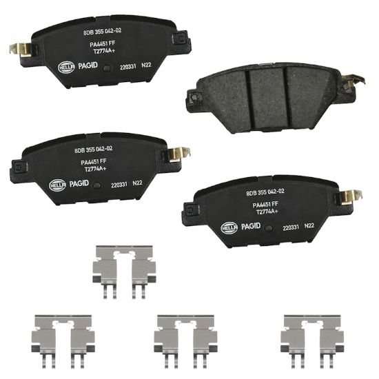 Picture of HELLA Brakes Disc Brake Pad Set - 355042021