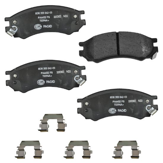 Picture of HELLA Brakes Disc Brake Pad Set - 355042031