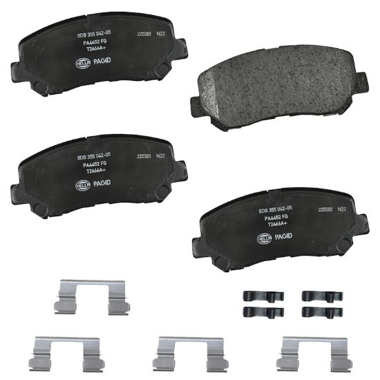 Picture of HELLA Brakes Disc Brake Pad Set - 355042051