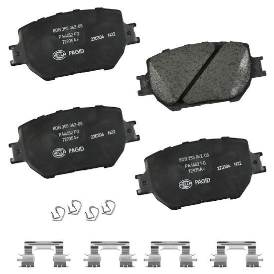 Picture of HELLA Brakes Disc Brake Pad Set - 355042081