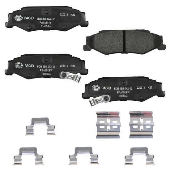 Picture of HELLA Brakes Disc Brake Pad Set - 355042121