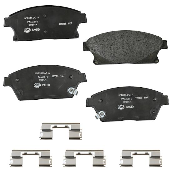 Picture of HELLA Brakes Disc Brake Pad Set - 355042141