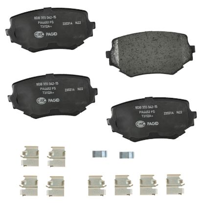 Picture of HELLA Brakes Disc Brake Pad Set - 355042151