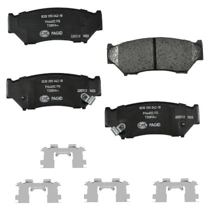 Picture of HELLA Brakes Disc Brake Pad Set - 355042181