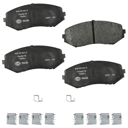 Picture of HELLA Brakes Disc Brake Pad Set - 355042211
