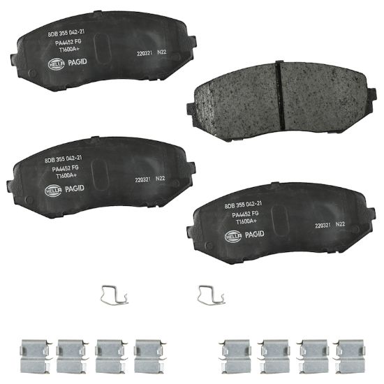 Picture of HELLA Brakes Disc Brake Pad Set - 355042211