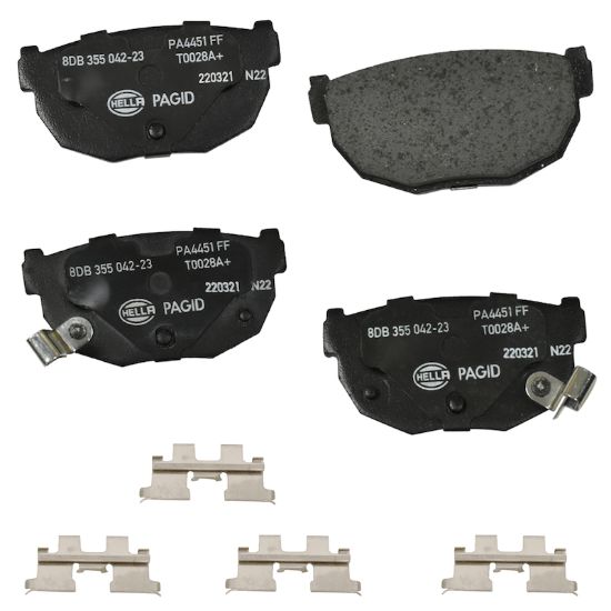 Picture of HELLA Brakes Disc Brake Pad Set - 355042231