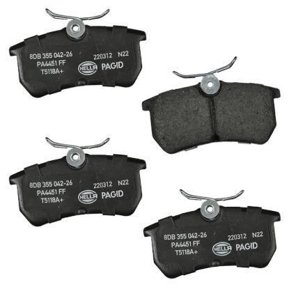 Picture of HELLA Brakes Disc Brake Pad Set - 355042261