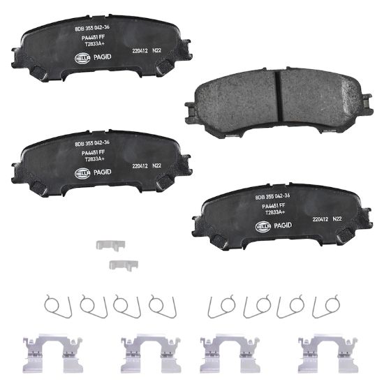 Picture of HELLA Brakes Disc Brake Pad Set - 355042361