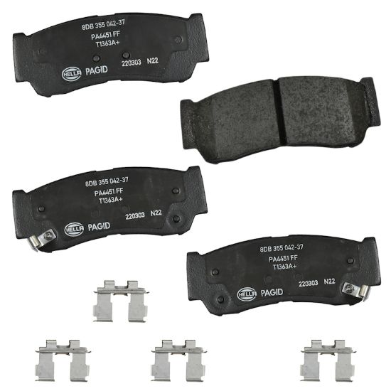 Picture of HELLA Brakes Disc Brake Pad Set - 355042371