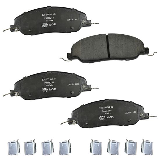 Picture of HELLA Brakes Disc Brake Pad Set - 355042481