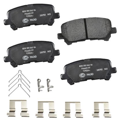 Picture of HELLA Brakes Disc Brake Pad Set - 355042541