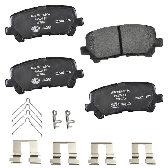 Picture of HELLA Brakes Disc Brake Pad Set - 355042541
